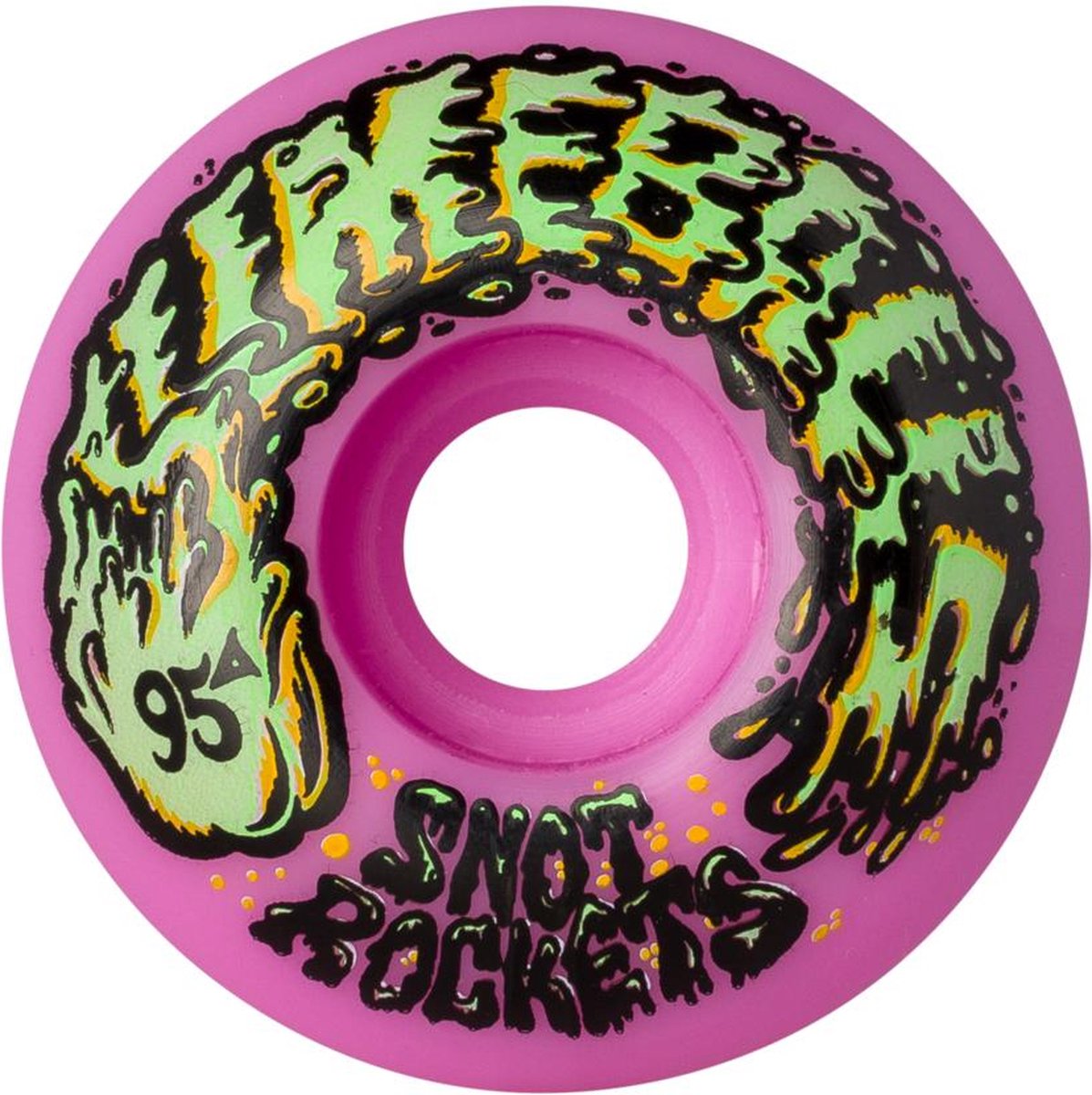 Santa Cruz Snot Rockets Pastel Pink Skateboardwielen Roze 54 mm/95A Skateonderdeel kopen online