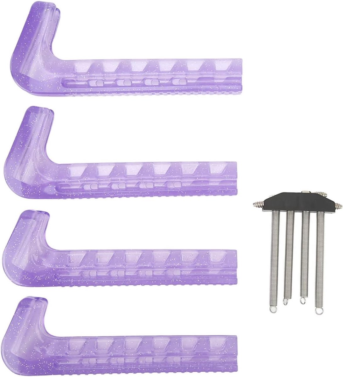Schaatsbeschermers - IJschaatsschaatsbladbeschermer - Lenteontwerp voor Kunstrijden (Paars) Skateonderdeel kopen online