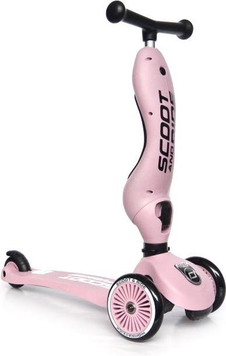 Scoot and Ride - Highway Kick 1 - Loopfiets - kinderstep - Rose - roze Step kopen online