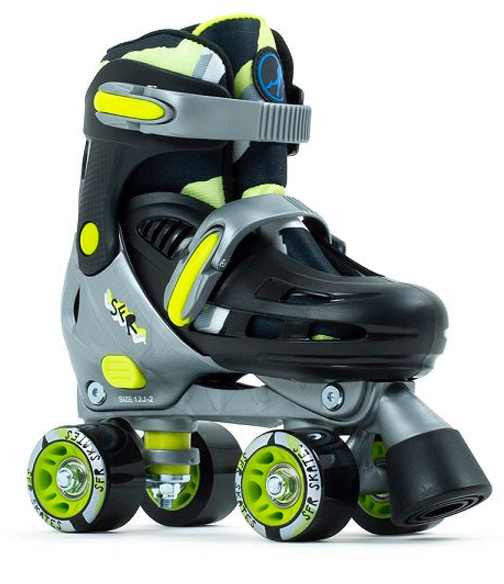 SFR Hurricane III Verstelbare rolschaatsen Zwart/Geel L Rolschaatsen kopen online