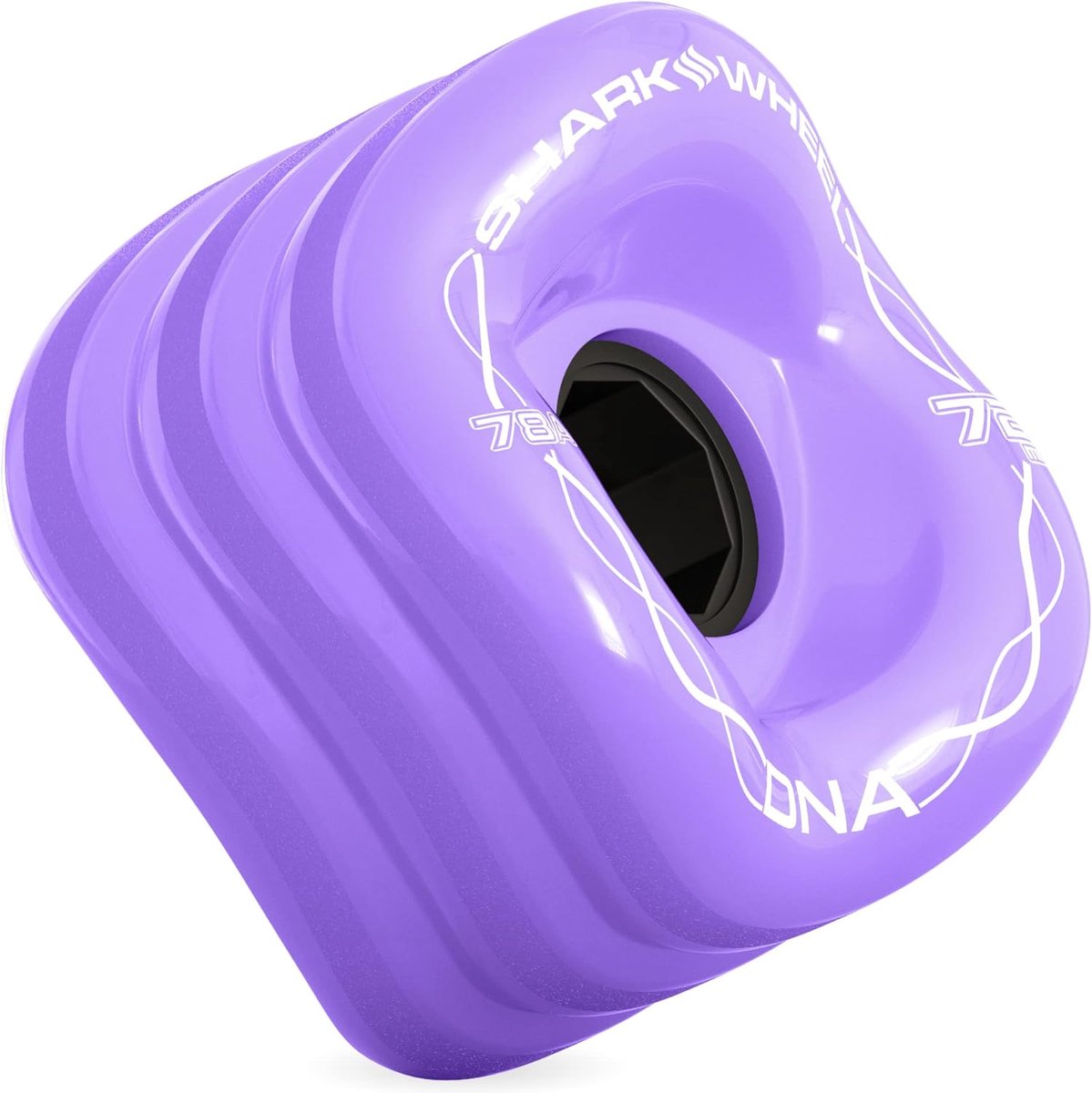 SHARKWHEEL - Shark Wheel DNA Formula Longboard wielen - 72mm - Paars (Ghost Puple) Longboard kopen online