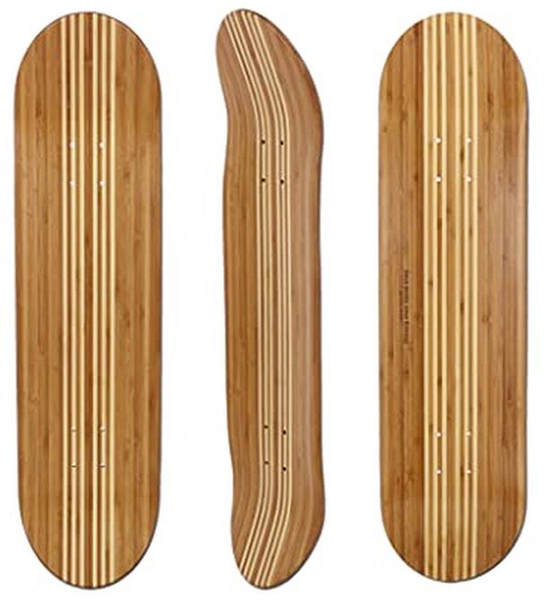 skateboard deck voor double kick performance bamboo fineer hoge kwaliteit en innovatieve technologie