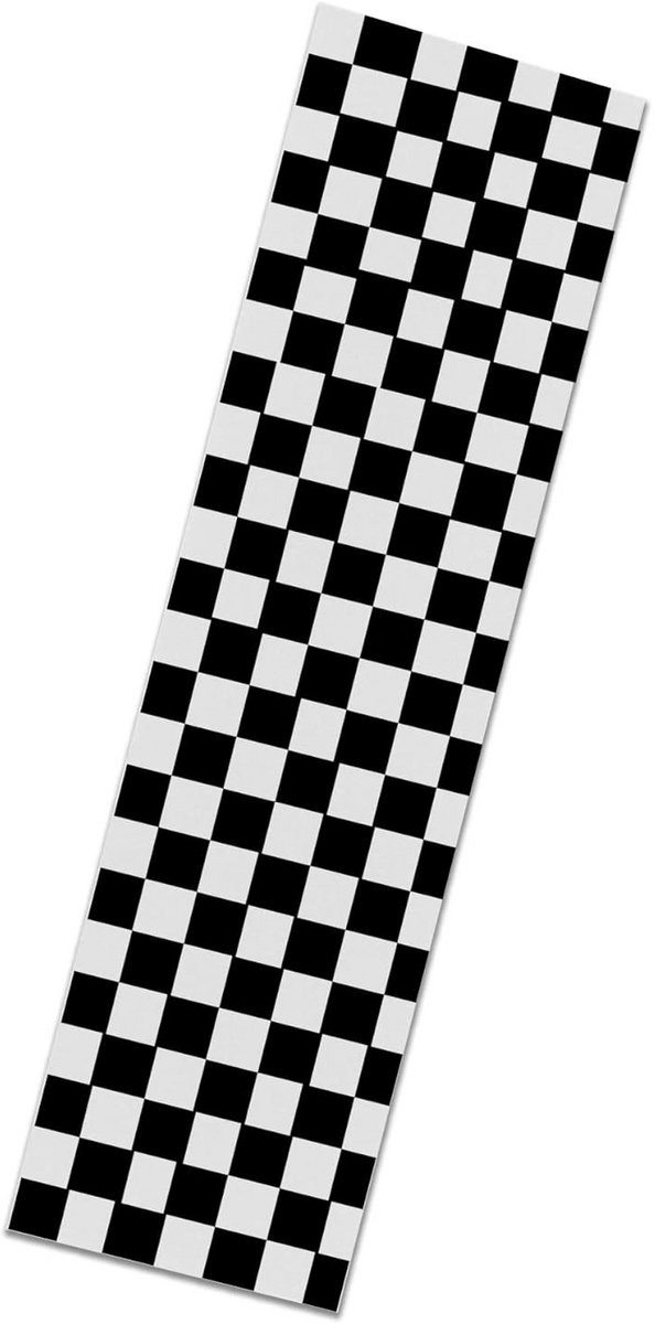 skateboard grip tape 9 x 33 anti slip grip tape zwart wit geruit