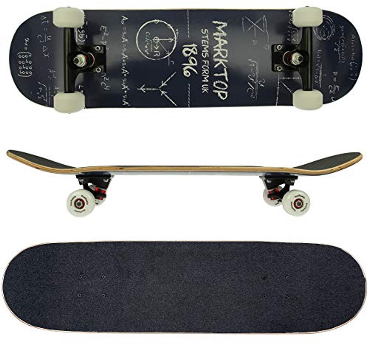skateboard met canadees esdoorn deck en high speed lagerwielen