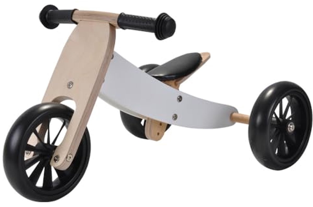 slimme 4in1 kinderfiets wit balansfiets voor kinderen vanaf 1 jaar