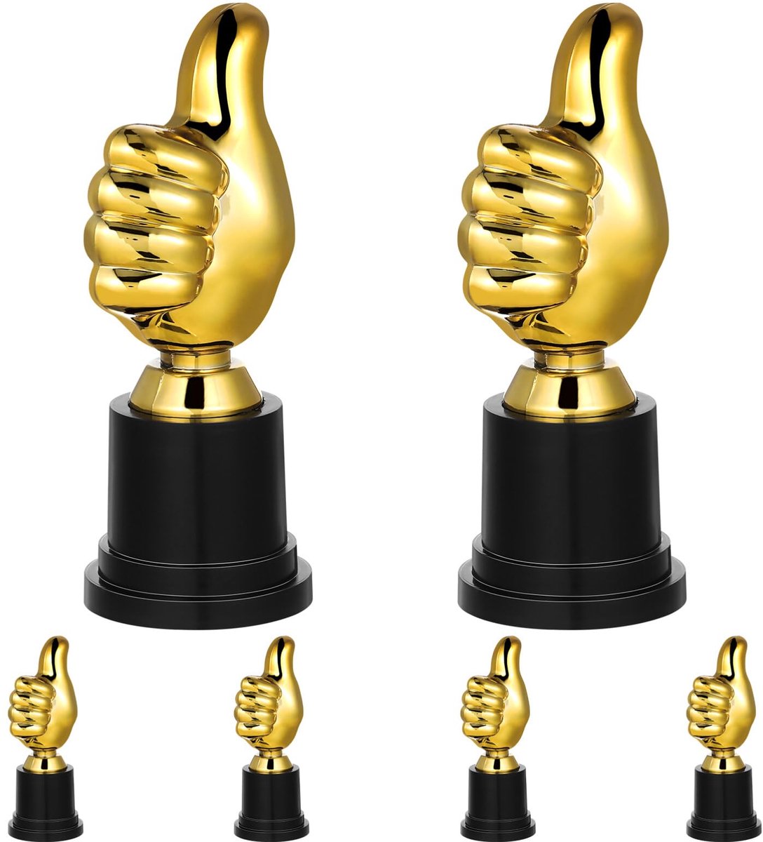Supvox Gold Thumb Trophy 6 Pcs Thumb High Trophies Small Award Trophy Winner Trophy Cup Award Award for Party Supplies Props Rewards Skateonderdeel kopen online