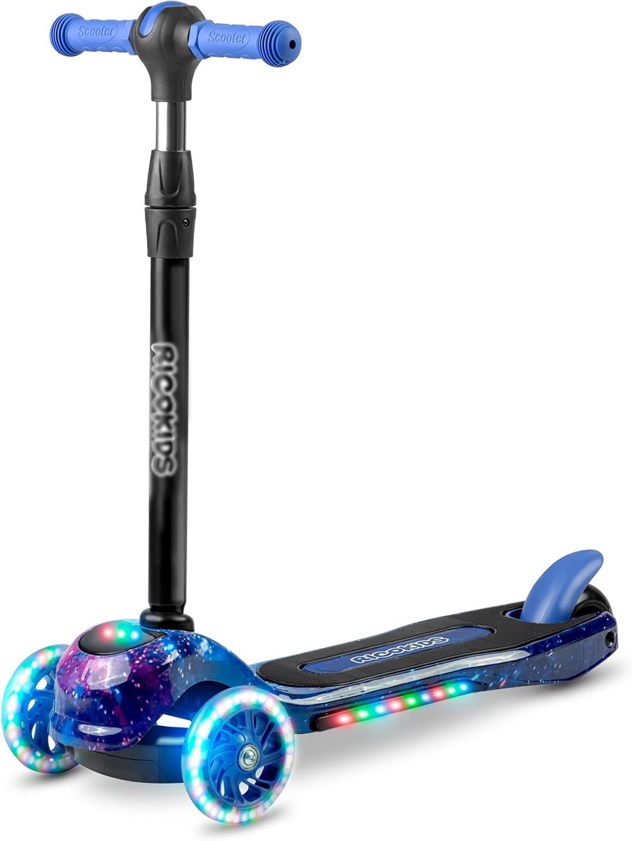 Trike Kinderscooter met LED Verlichting - Veilige Driewieler voor Kinderen Driewieler kopen online