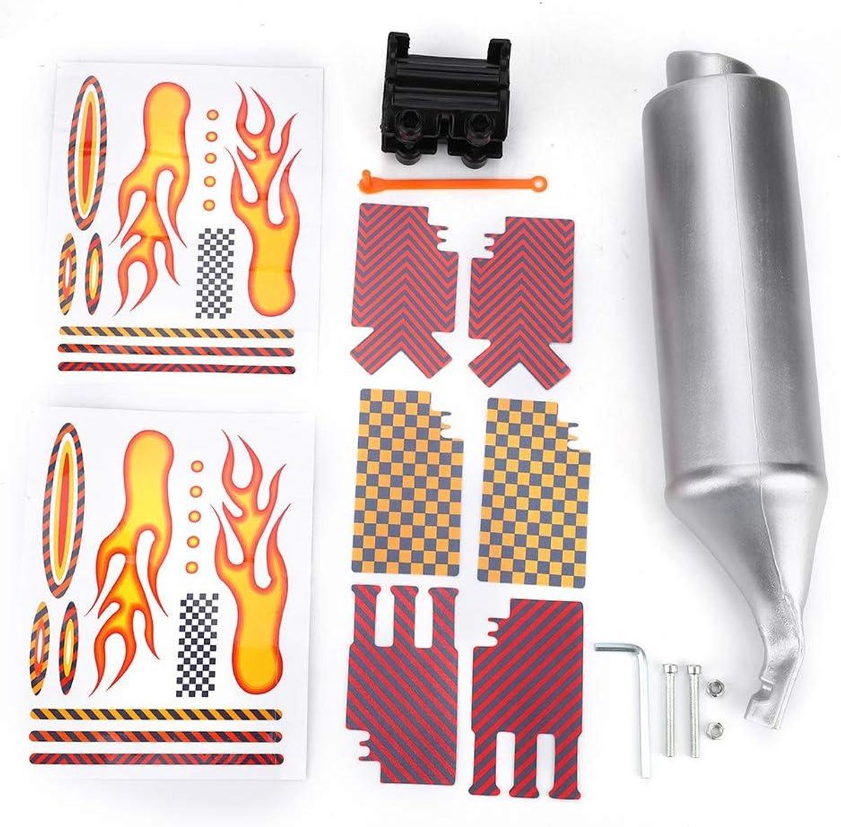 turbo buis voor fietsen geluidsproductiekaartenset fietsspaken turbo uitlaat geschikt voor 16 22 inch fietsen