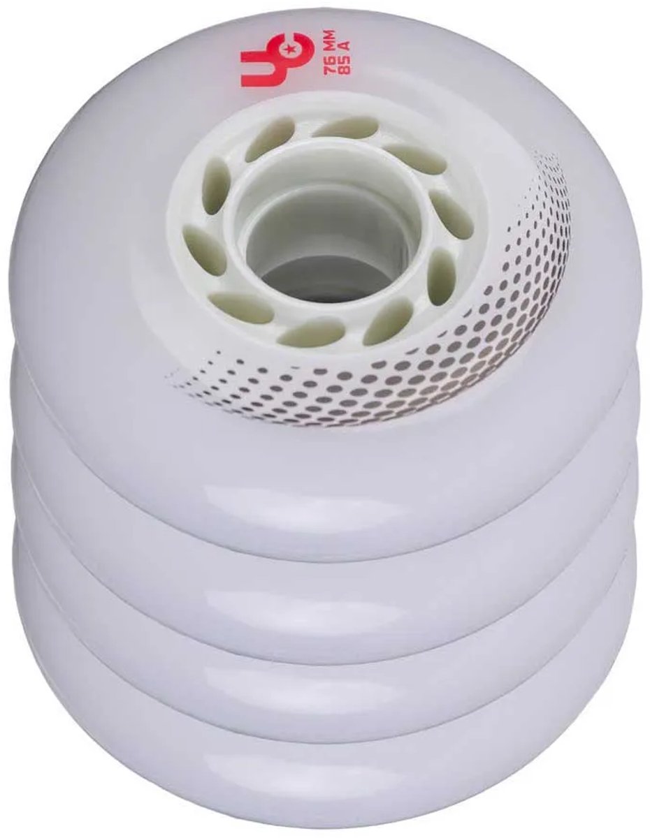 undercover wheels vortex schaatswielen 4 eenheden zilver 76 mm 85a