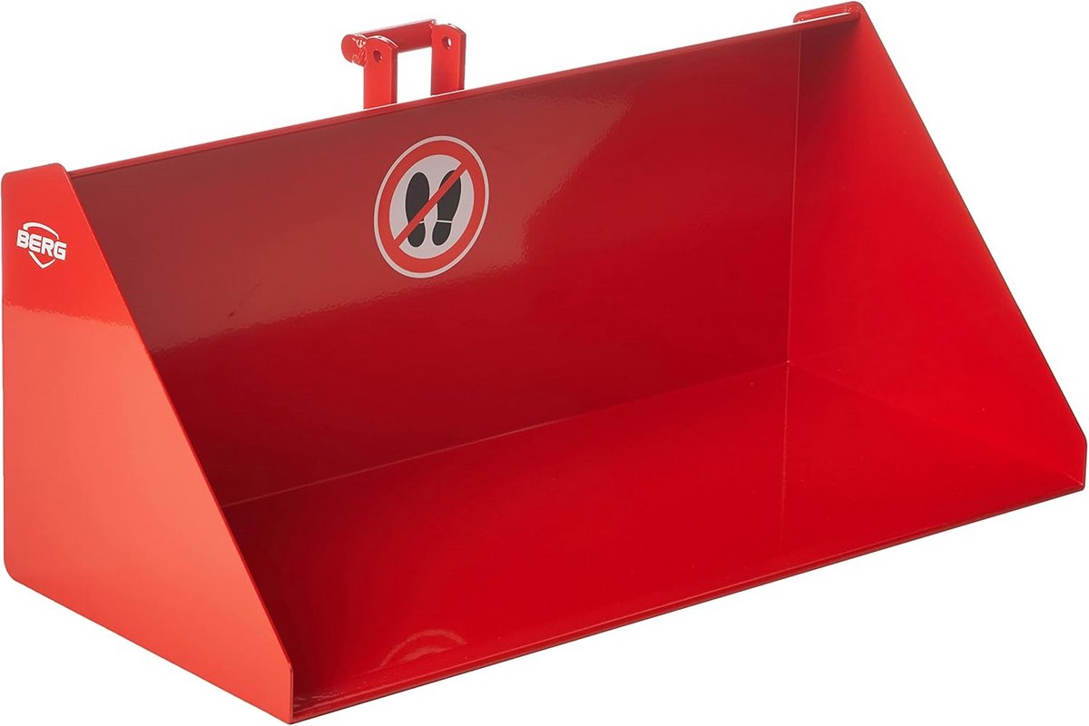 universele voorlader of achterlader voor loopauto s rood