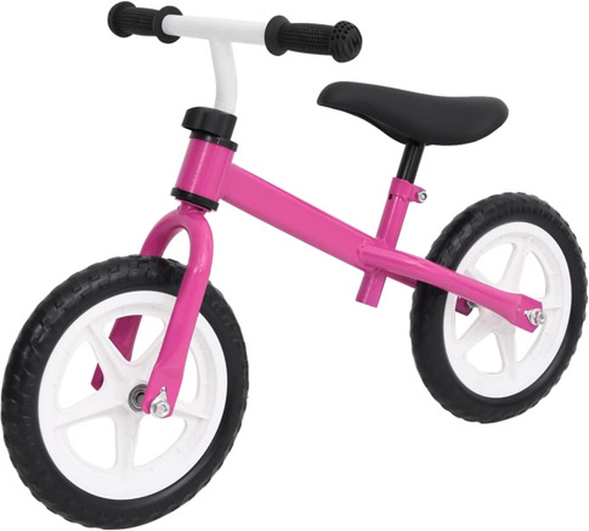 vidaXL Loopfiets met 10 inch wielen roze Loopfiets kopen online