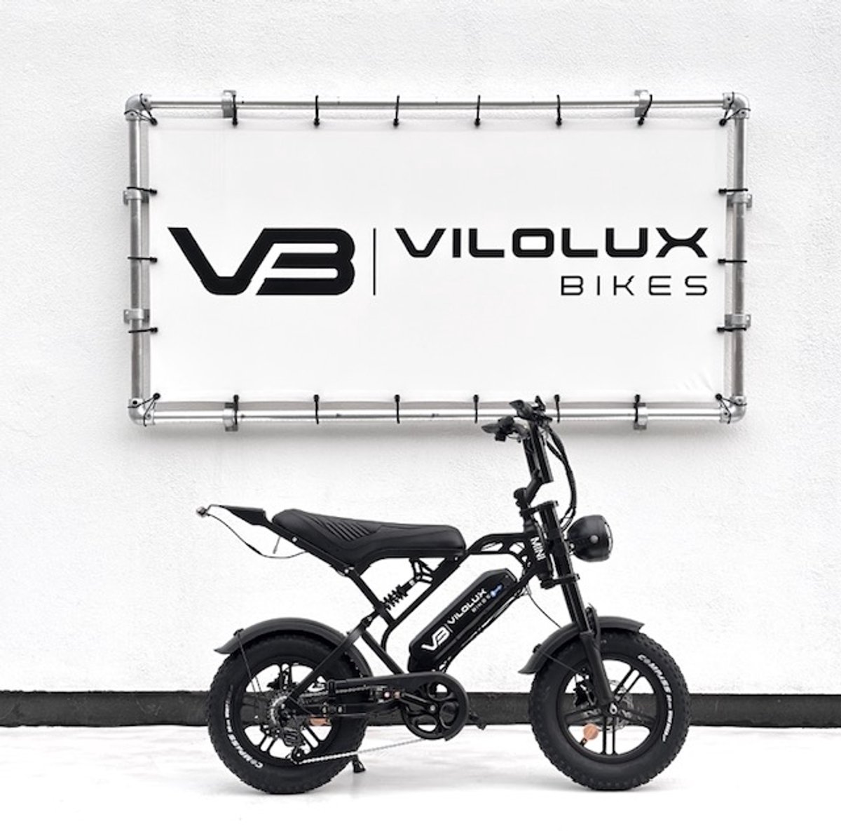 Vilolux® Fatbike electrisch - Fatbike V20 Mini - 2025 Model - Legaal - Rijklaar geleverd - 16 Inch - 2 Jaar garantie - Telefoontasje - Hydraulische remmen - 7 versnellingen - Alarm - Zwart Fiets (elektrisch) kopen online