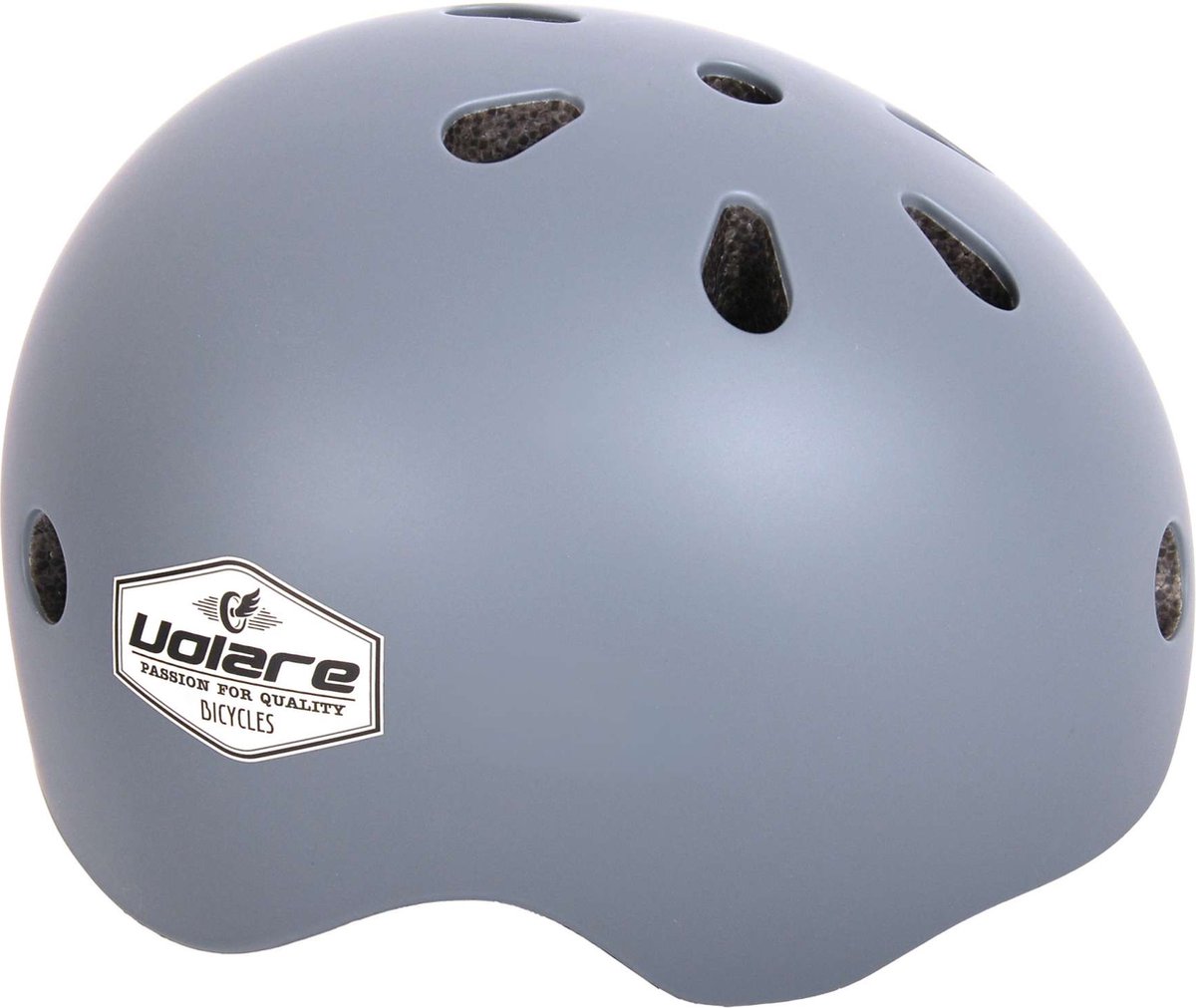 Volare Fietshelm - Kids - Grijs - 45-51 cm Kinderfiets kopen online