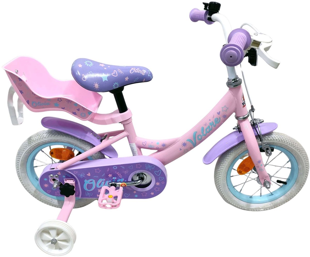 Volare Olivia Kinderfiets - Meisjes - 12 inch - Roze Kinderfiets kopen online
