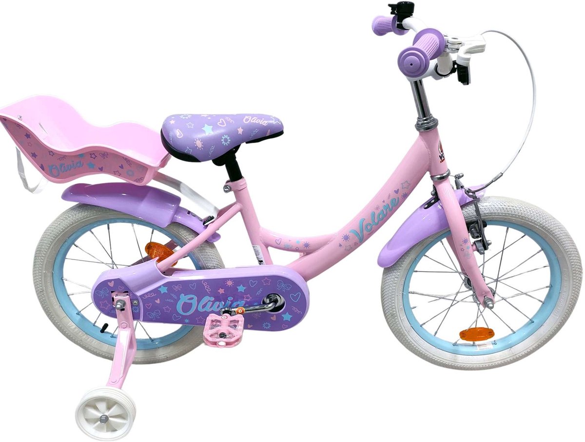 Volare Olivia Kinderfiets - Meisjes - 16 inch - Roze Kinderfiets kopen online