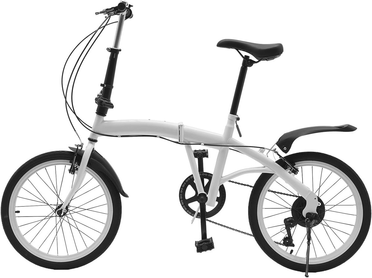 Vouwfiets 20 inch voor volwassenen met 7 versnellingen - Inklapbaar en Lichtgewicht Fiets voor Sport en Outdoor Kinderfiets kopen online