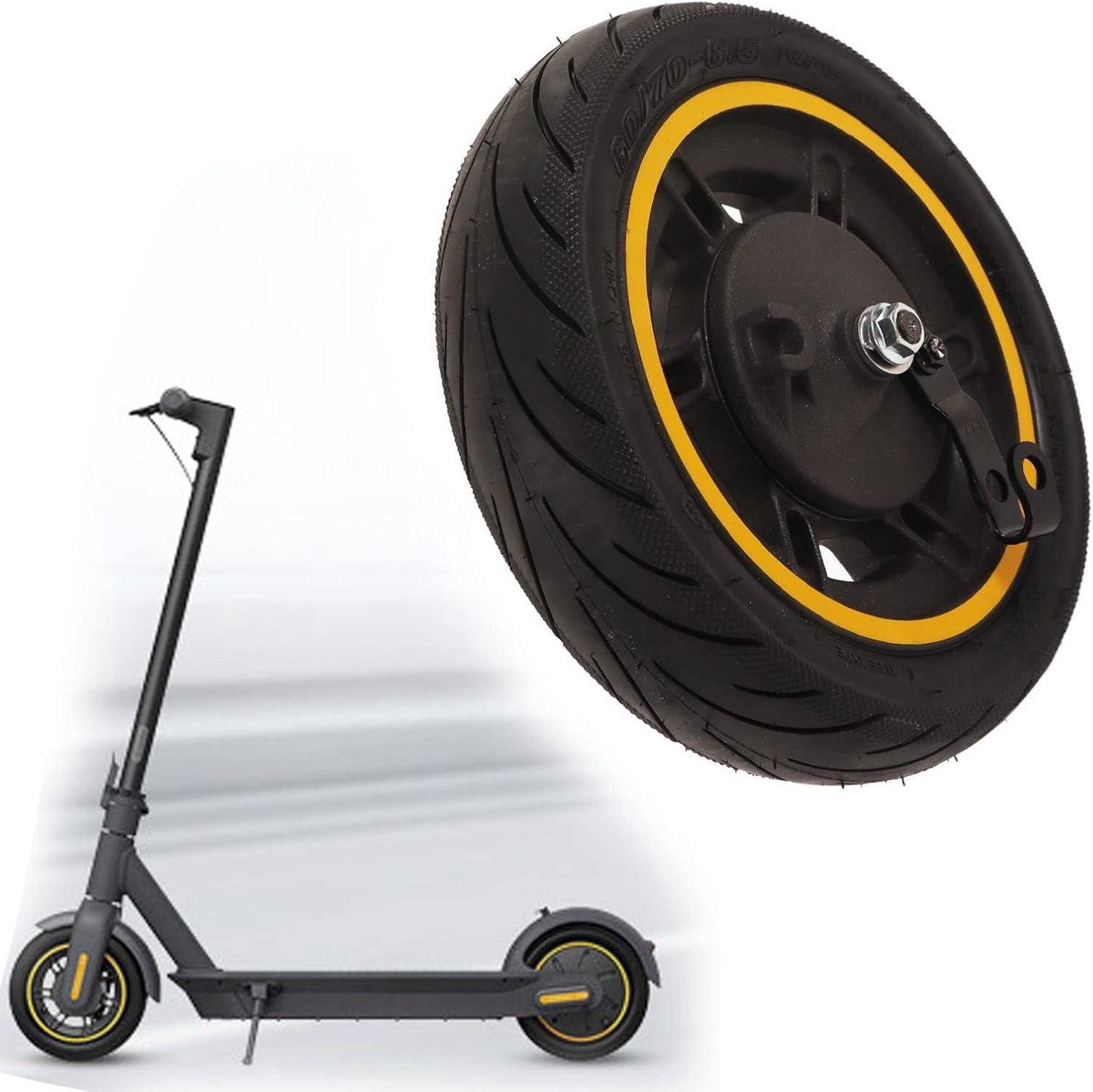 wiel met trommelrem voor elektrische scooter 10 inch vervangbaar voorwiel met trommelrem handige g30 accessoires