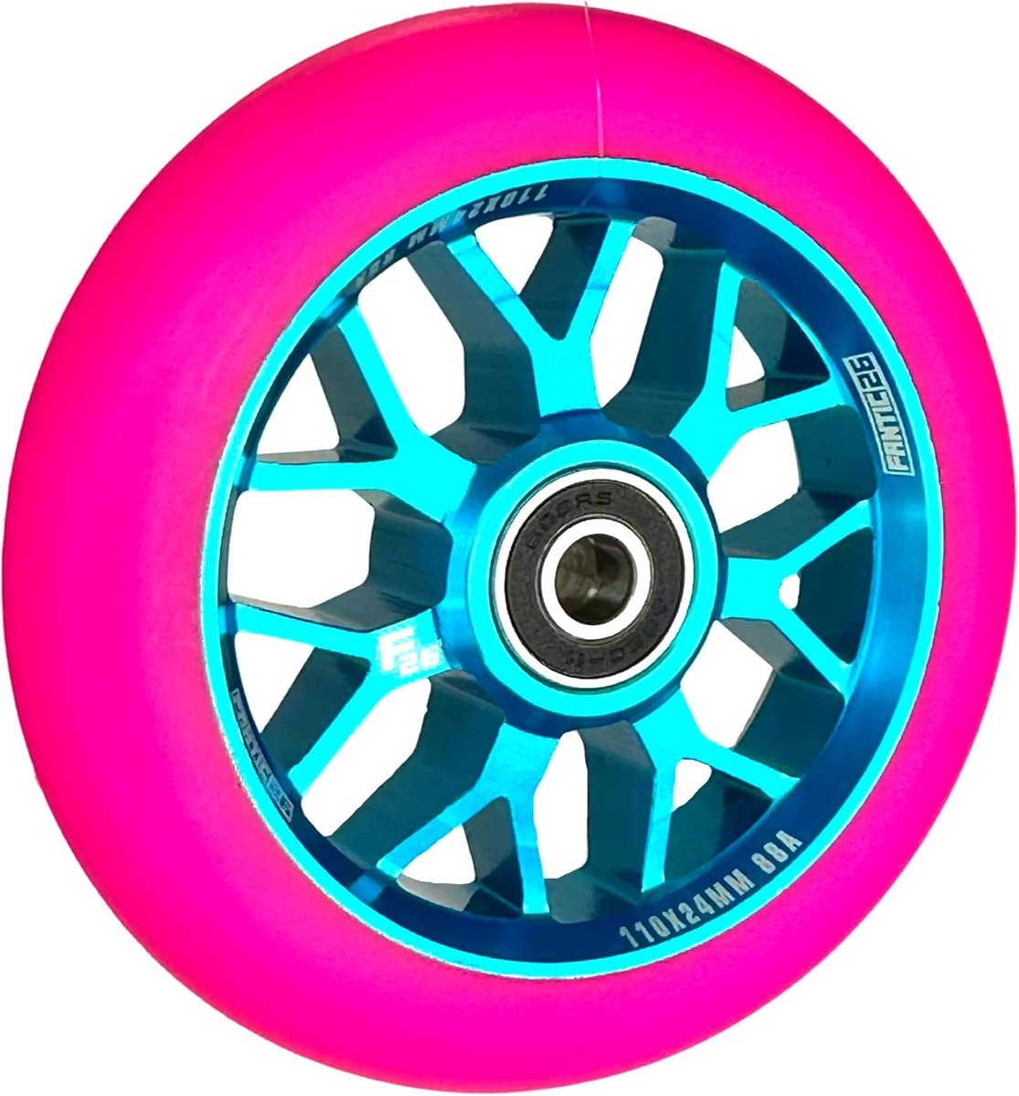 110mm stuntstep scooter rol met abec 11 kogellagers 88a pu band 6061 t6 naaf 8mm as voor freestyle