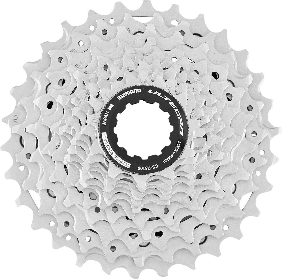 12 speed cassette shimano ultegra cs r8100 11 30t zilver