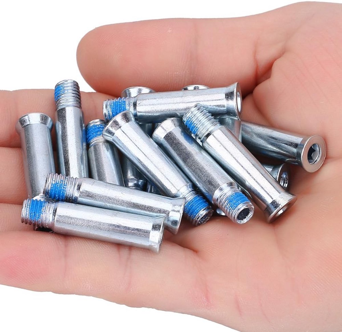 15x skate assen vervanging set stevige stalen schroeven voor skateboard en inline skates