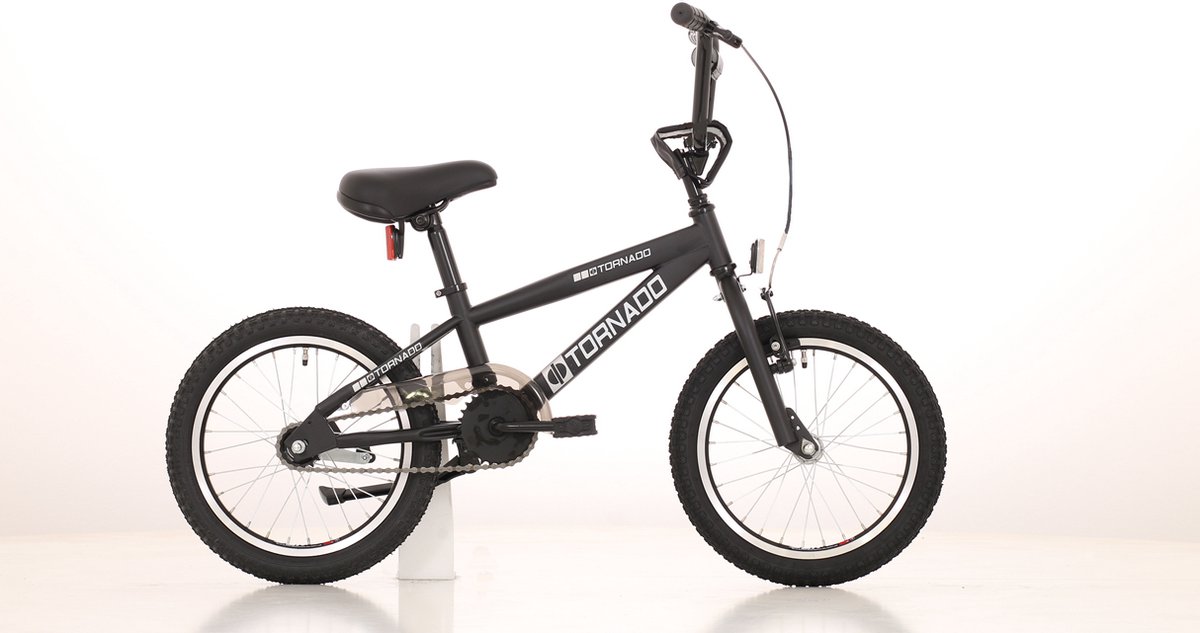 16 BMX Tornado - mat zwart Fiets kopen online