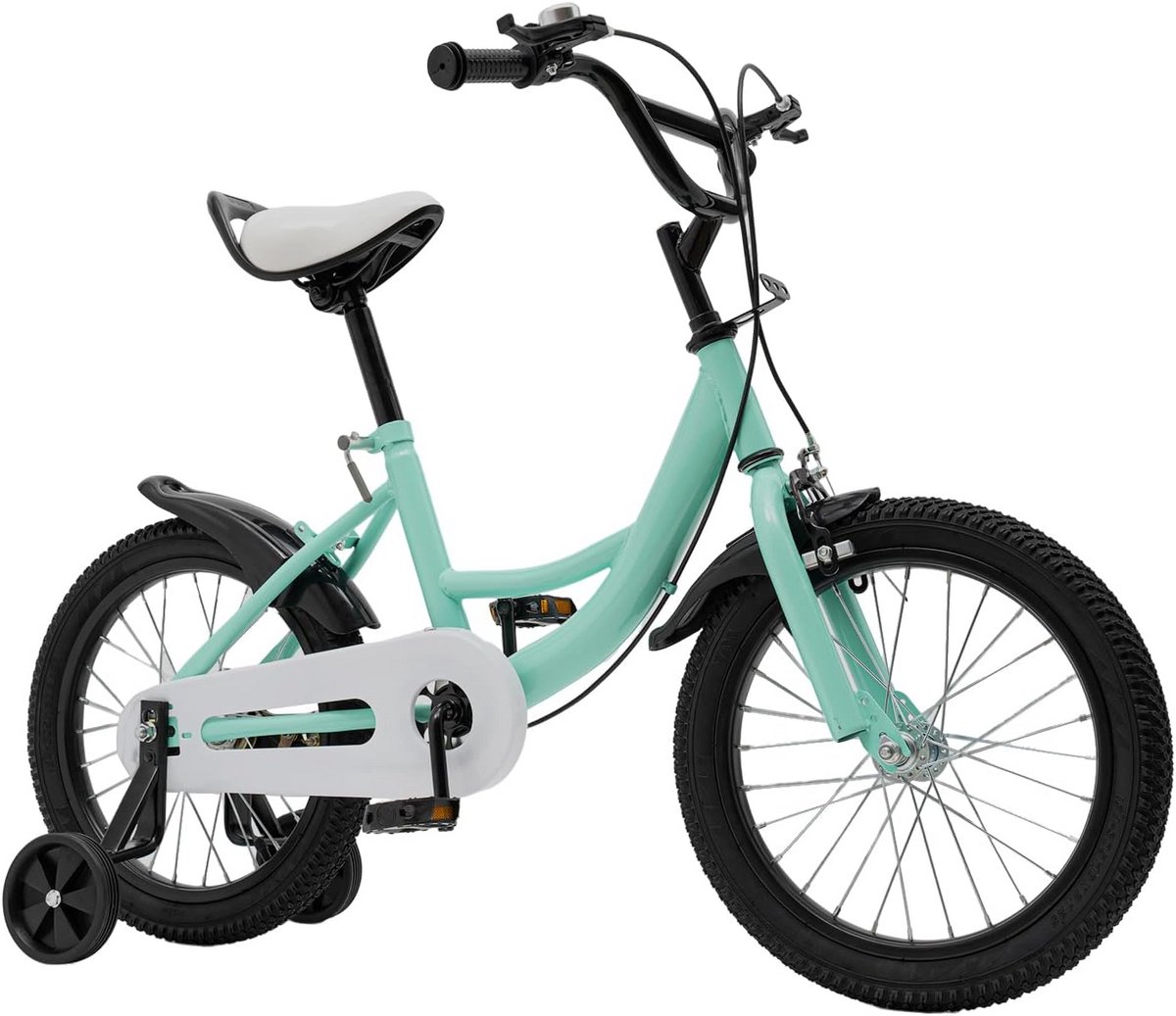 16 Inch Kinderfiets met Stabilisatoren voor 4-8 Jaar - Verstelbaar en Veilig Kinderfiets kopen online