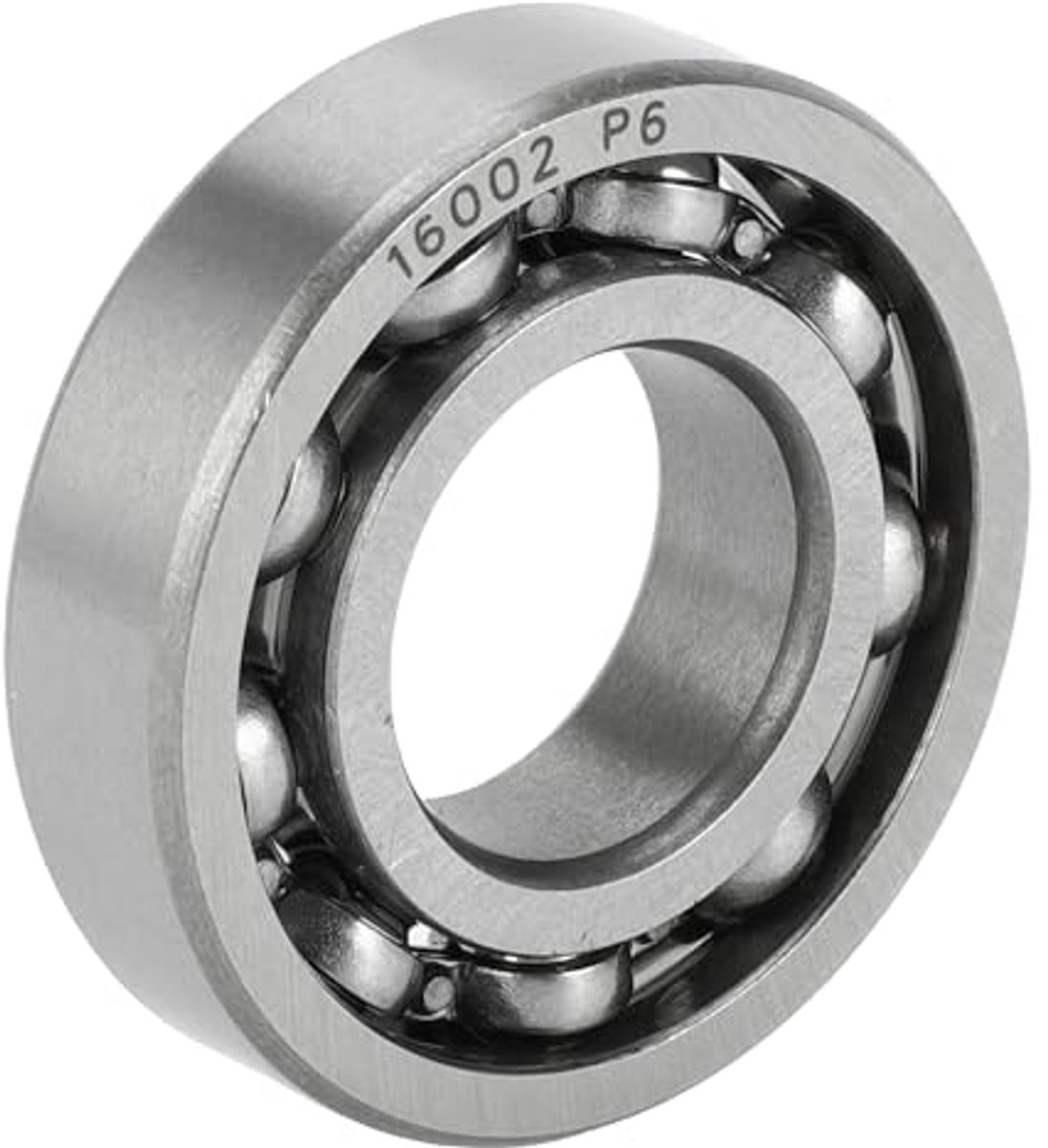 16002 deep groove ball bearings p6 15x32x8mm lubricated bearings open type silver scooter skateboard wheel