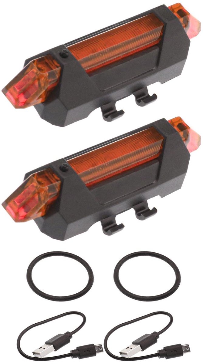 2 stks waarschuwing led strip zaklamp bar lamp night fietsen veiligheid decoratie licht scooter onderdelen compatibel met xiaomi m365 pro 1s pro2 elektrische scooter rood