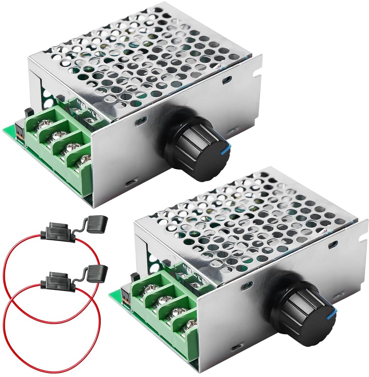 2 Stuks DC Motor Toerentalregelaar 7-70V 30A PWM Snelheidsregelaar met Draaiknop Loopmotor kopen online