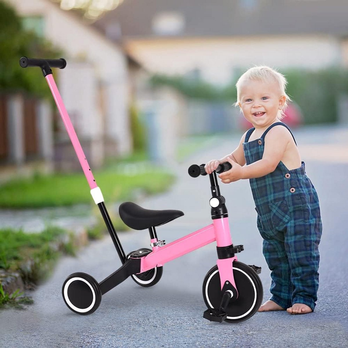 3-in-1 Loopfiets en Driewieler voor Kinderen van 1 tot 5 Jaar - Verstelbaar Driewieler kopen online