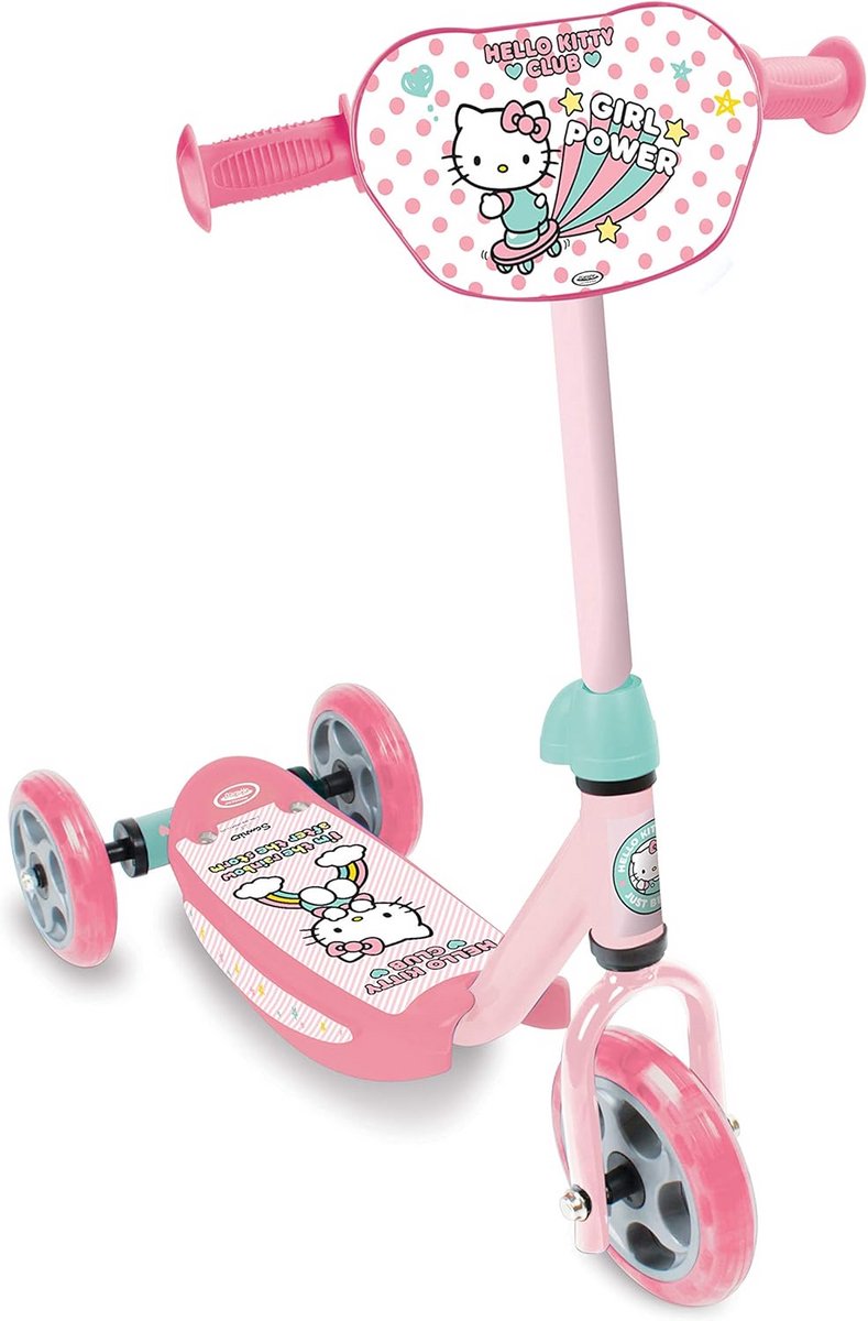 3-Wieler Scooter voor Kinderen Verstelbaar Stuur - Roze Driewieler kopen online