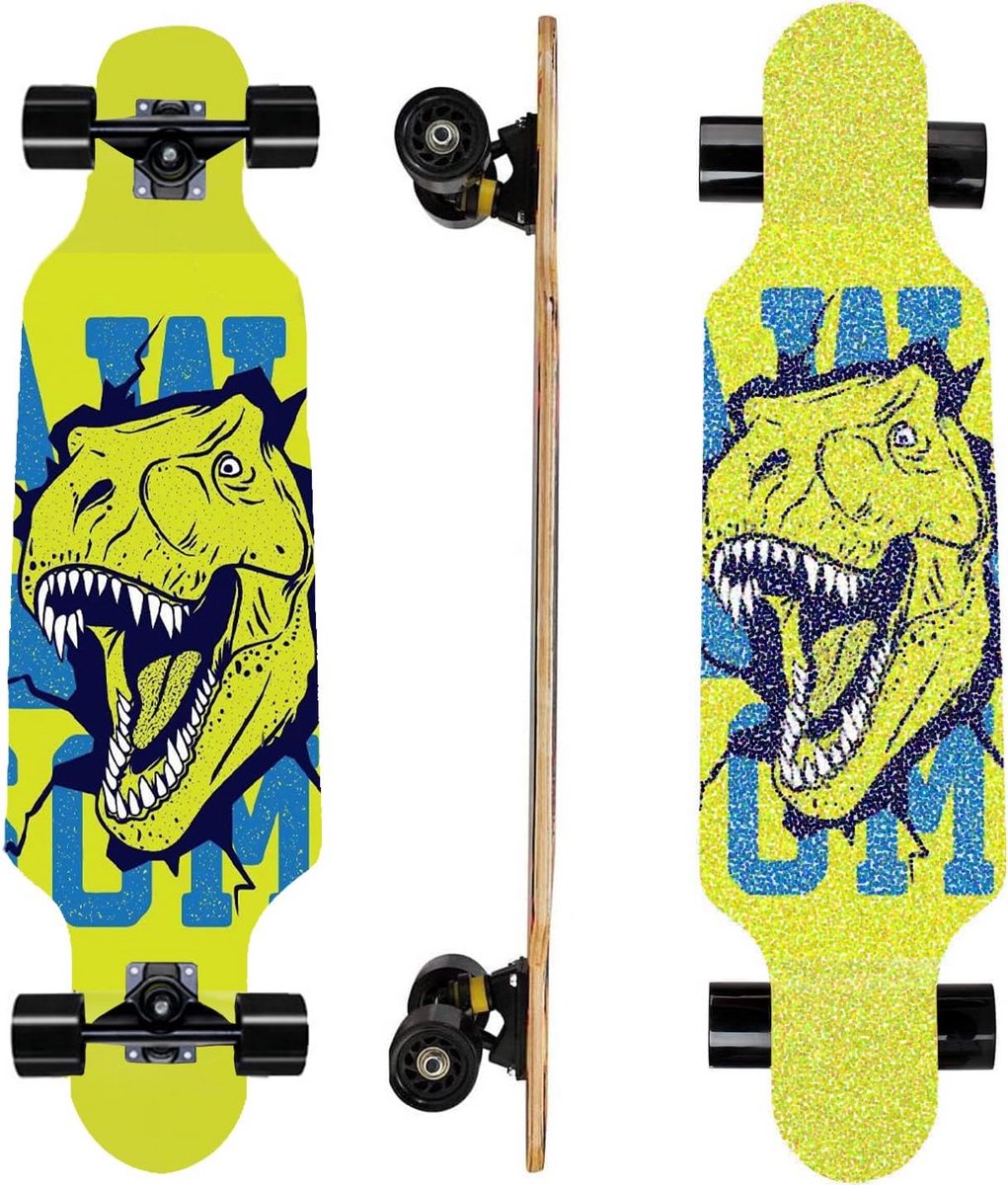 31 Inch Longboard Skateboard Pro Cruiser 7 Lagen Compleet voor Cruisen, Carven & Downhill Longboard kopen online