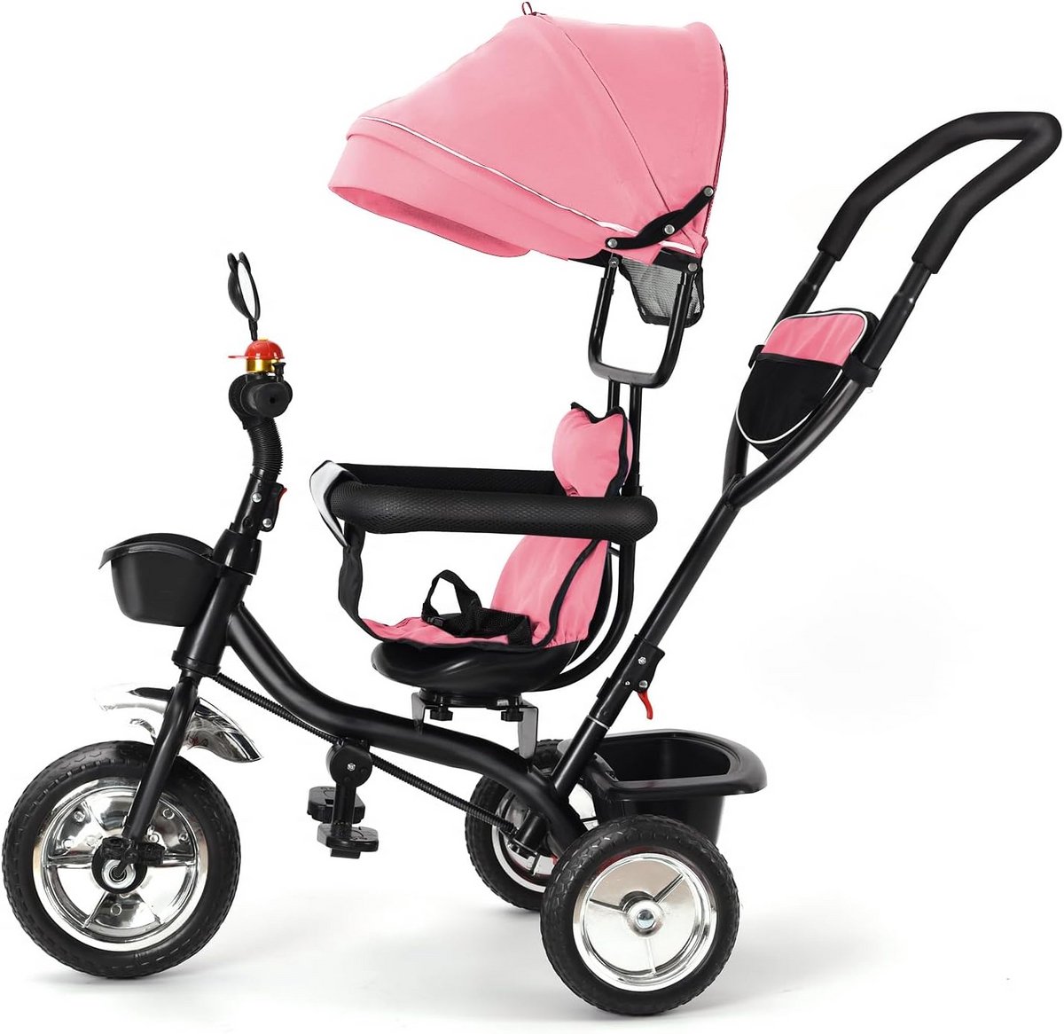 4-in-1 Driewieler voor Baby's en Peuters (9 Maanden tot 25 kg) met Duwstang Driewieler kopen online