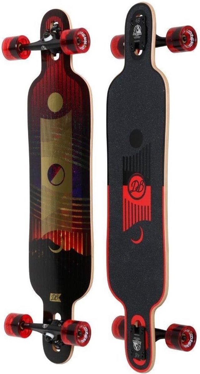 40 inch drop through longboard compleet klassiek surf design cruiser