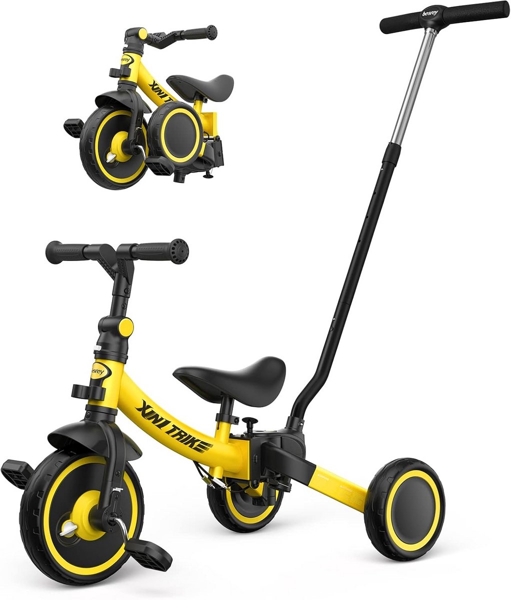 5-in-1 Loopfiets en Driewieler voor Peuters (1-5 jaar) - Inklapbaar en Verstelbaar Loopfiets kopen online