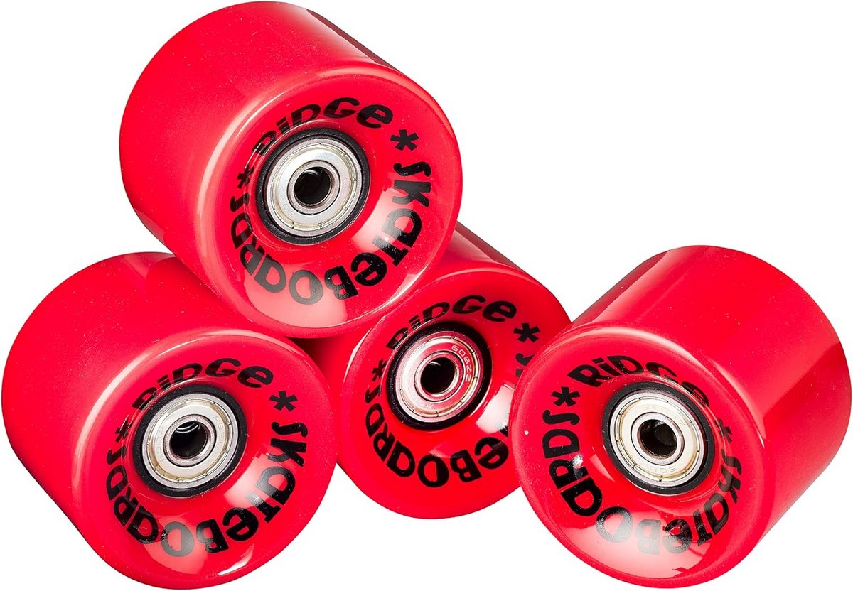 59mm cruiser skateboard wielen set met abec 7 lagers zacht 78a pu