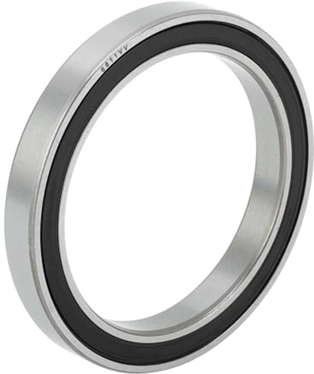 6811vv diepe groef kogellagers p6 55x72x9mm gesmeerde lagers dubbele rubber afdichting zwart zilveren toon scooter skateboard wiel