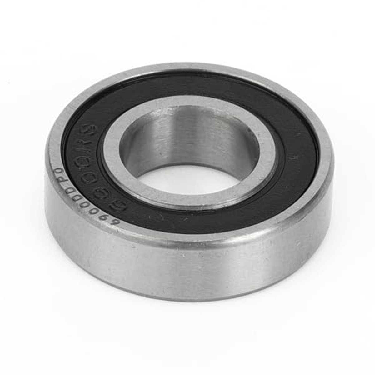 6900dd deep groove ball bearings p0 10x22x6mm lubricated bearings double rubber seal black silver tone scooter skateboard wheel