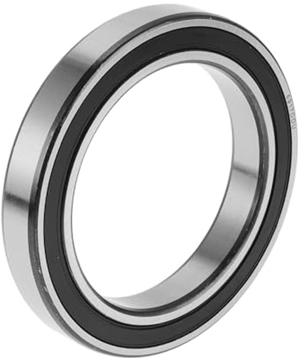 6917ddu deep groove ball bearings lubricated bearings double rubber seal 85x120x18mm black silver tone