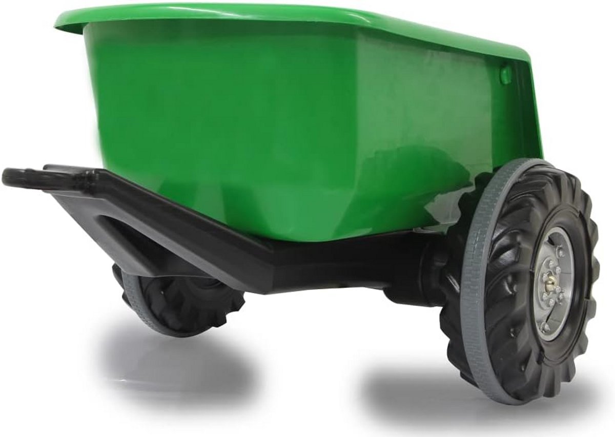 Aanhanger voor Kindertractor - Groene Speelgoed Trailer voor Opzetvoertuigen Speelgoedkruiwagen kopen online