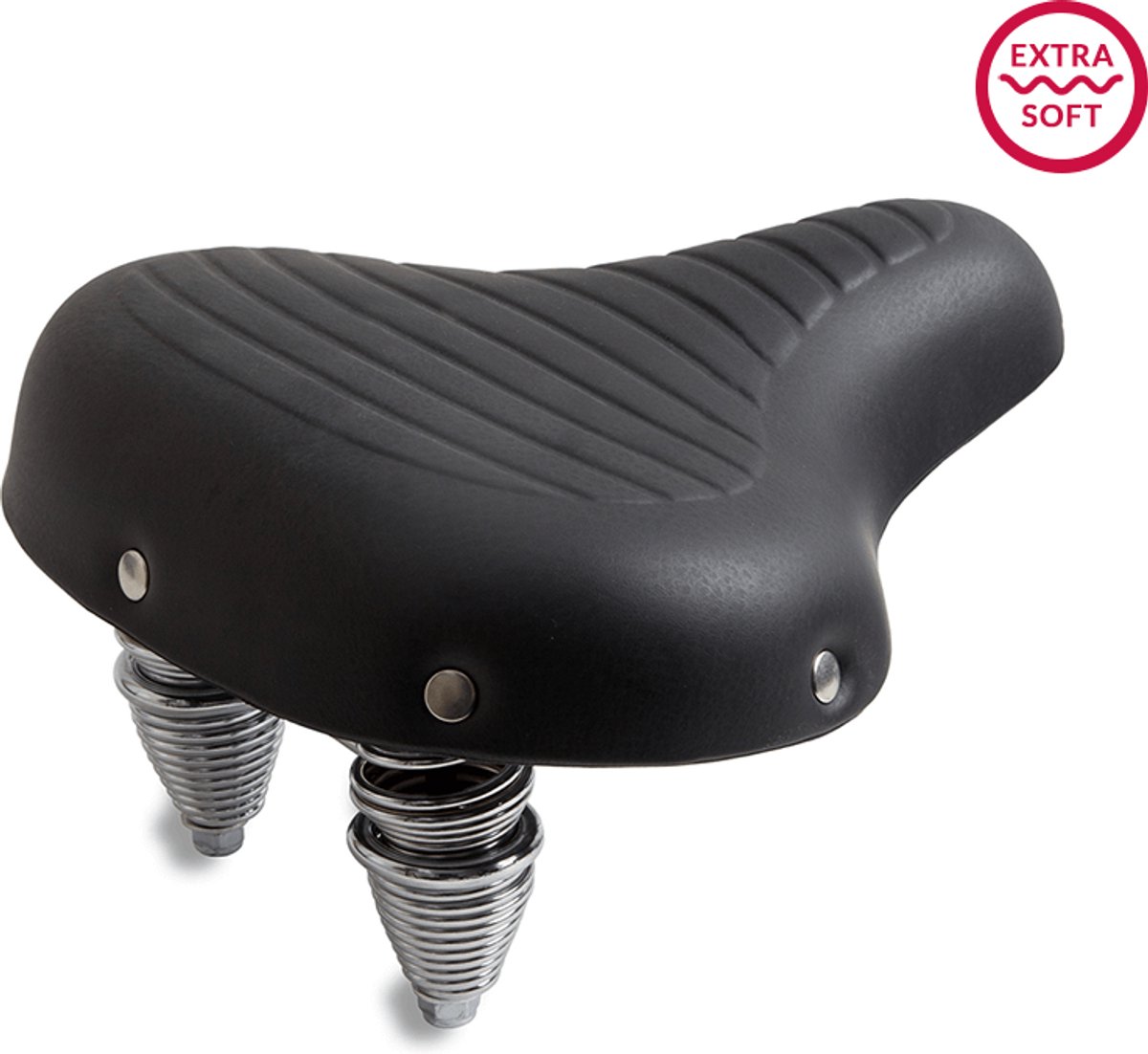 abi cruiser fietszadel extra zacht unisex schokabsorberend 270 x 245 mm