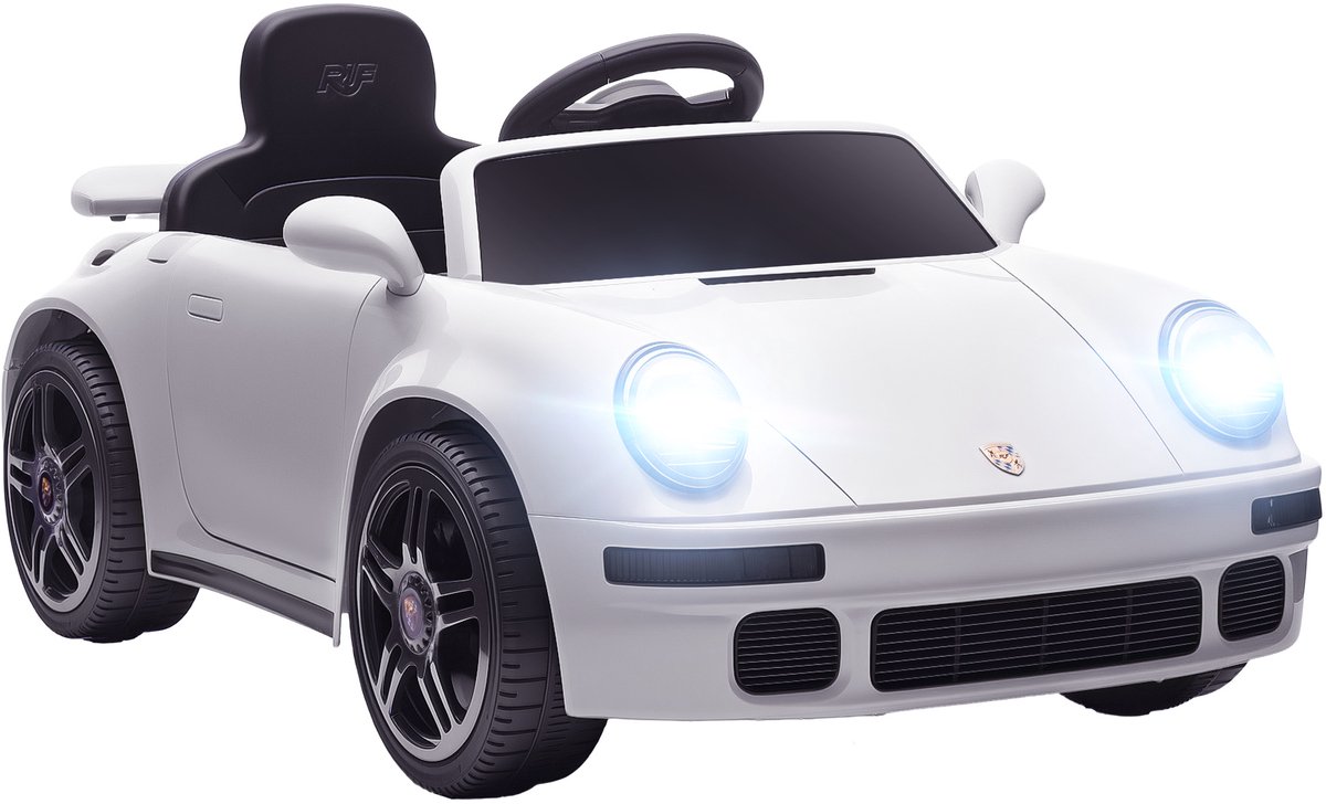 AIYAPLAY - Elektrische auto - PP - 103x55x44cm - Wit Accuvoertuig kopen online