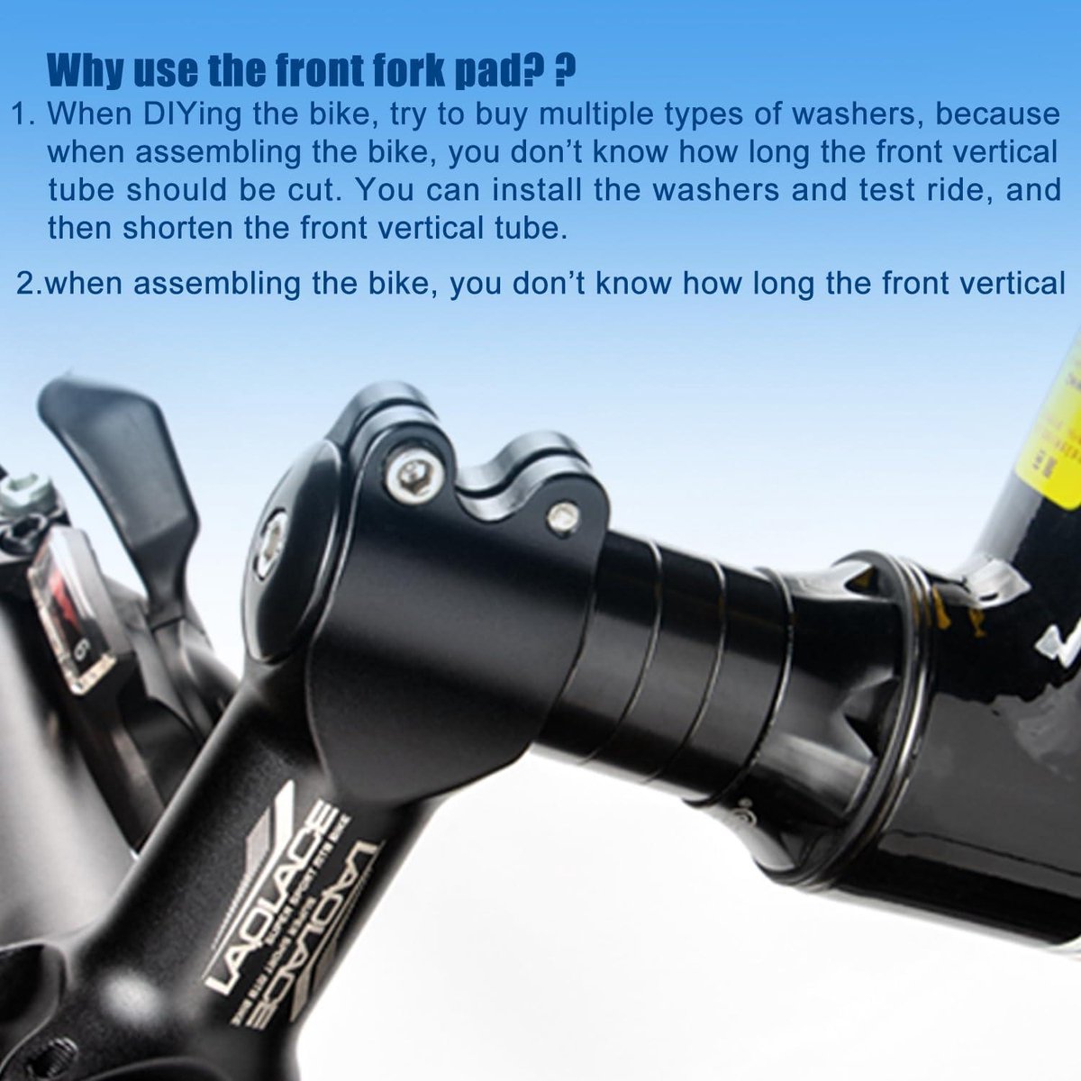 All4You - Afstandhouders voor Helm - Fiets Stuurafstandhouder Set - 12 Stuks - Koolstofvezel - BMX MTB Racefietsen - Stuurafstandhouders - Fiets Accessoires - Zwart Fiets kopen online