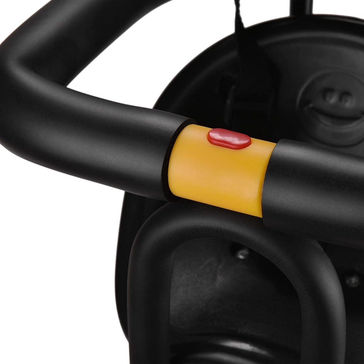 All4You - Veiligheid kinderfietszitje - fiets vooraan - babyzitje - kinderzadel - voetpedalen - ondersteuning rugleuning - MTB racefiets - kinderfiets accessoires - geschikt voor peuter - zwart model. Kinderfiets kopen online