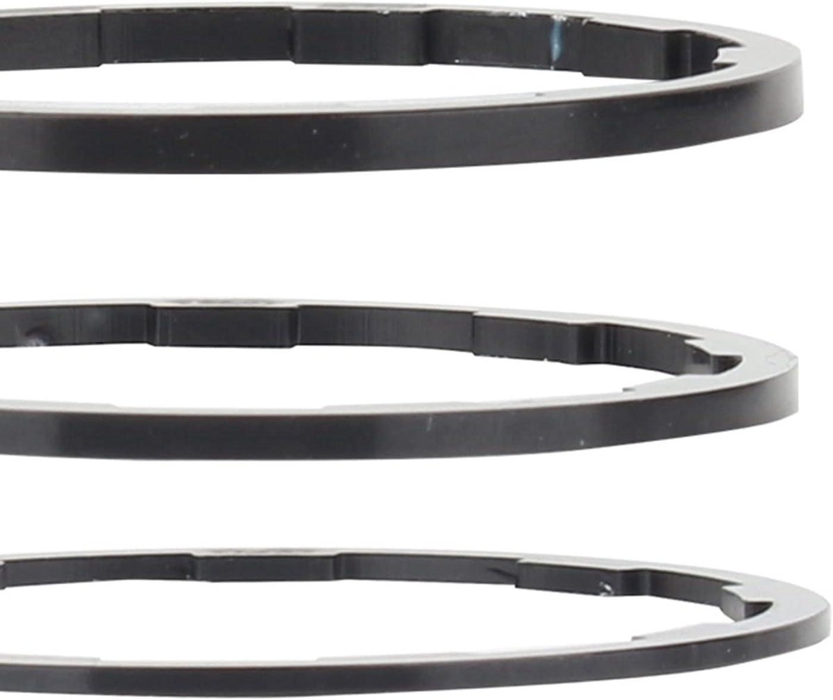 allecta fiets vliegwiel hub spacer aluminiumlegering 3 stuks 1mm 1 5mm 2mm as ring pakking geschikt voor fiets zilver