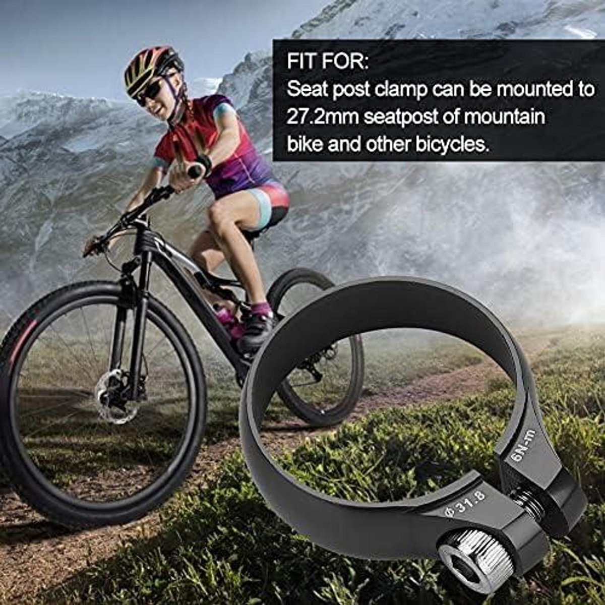 allecta fietszadelpenklem voor mountainbike roadbike vouwfiets en stadfiets