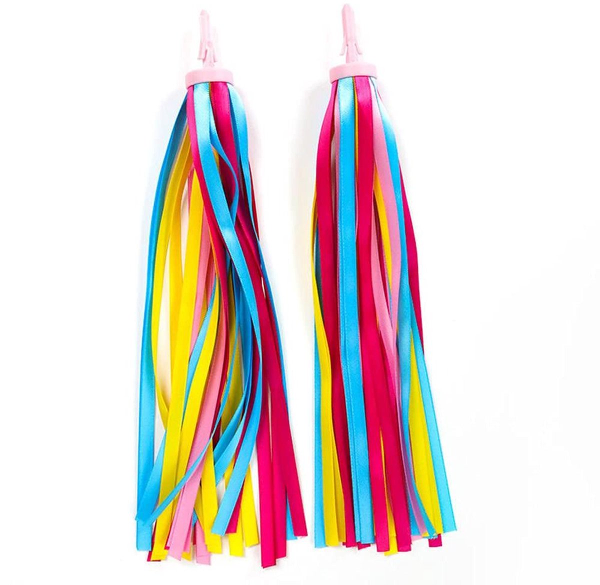 allecta kinderfiets stuurdecoratie en accessoires luchtslangen stuurhandgrepen stuurfranjes kleurrijk en decoratief