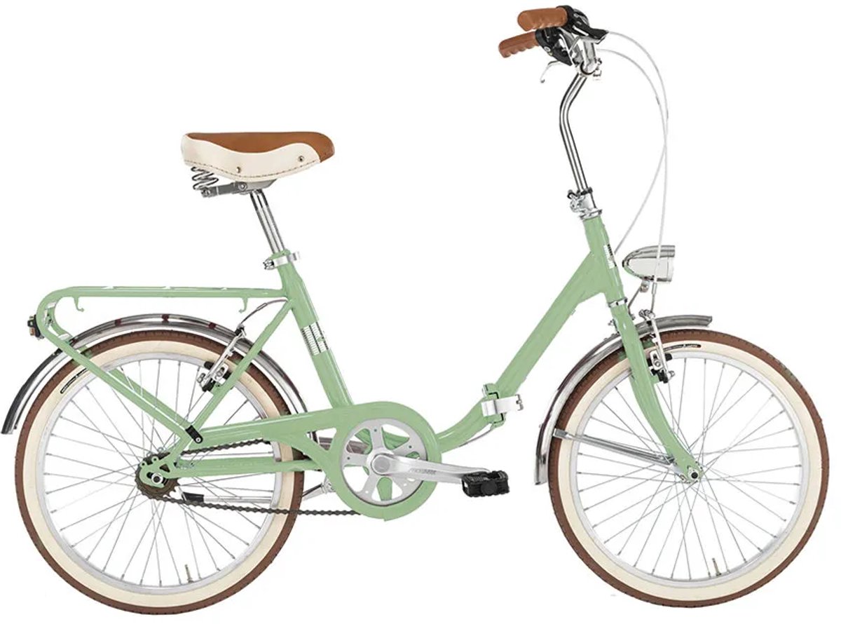 alpina camping 20 1s vouwfiets groen 40