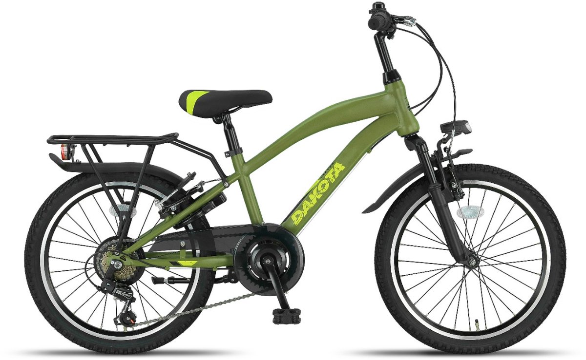 Altec Dakota 20 inch Jongensfiets Army green Kinderfiets kopen online