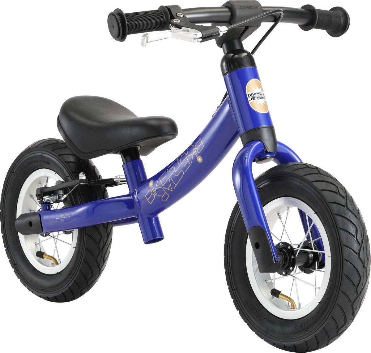 bikestar meegroei loopfiets sport 10 inch blauw